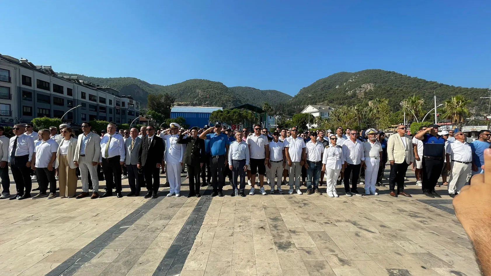 Kabotaj Bayramı'nın 100. Yılında Fethiye'de Çelenk Sunma Töreni