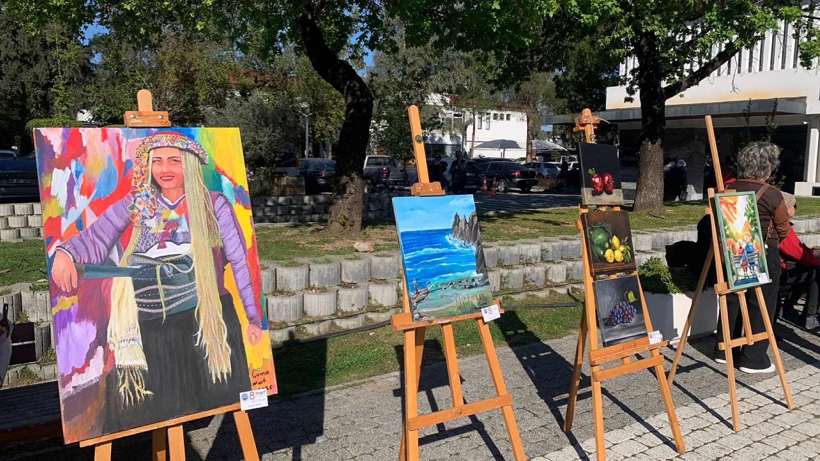 Kadınlar Günü'nde sanat konuştu: Fethiye'de anlamlı sergi