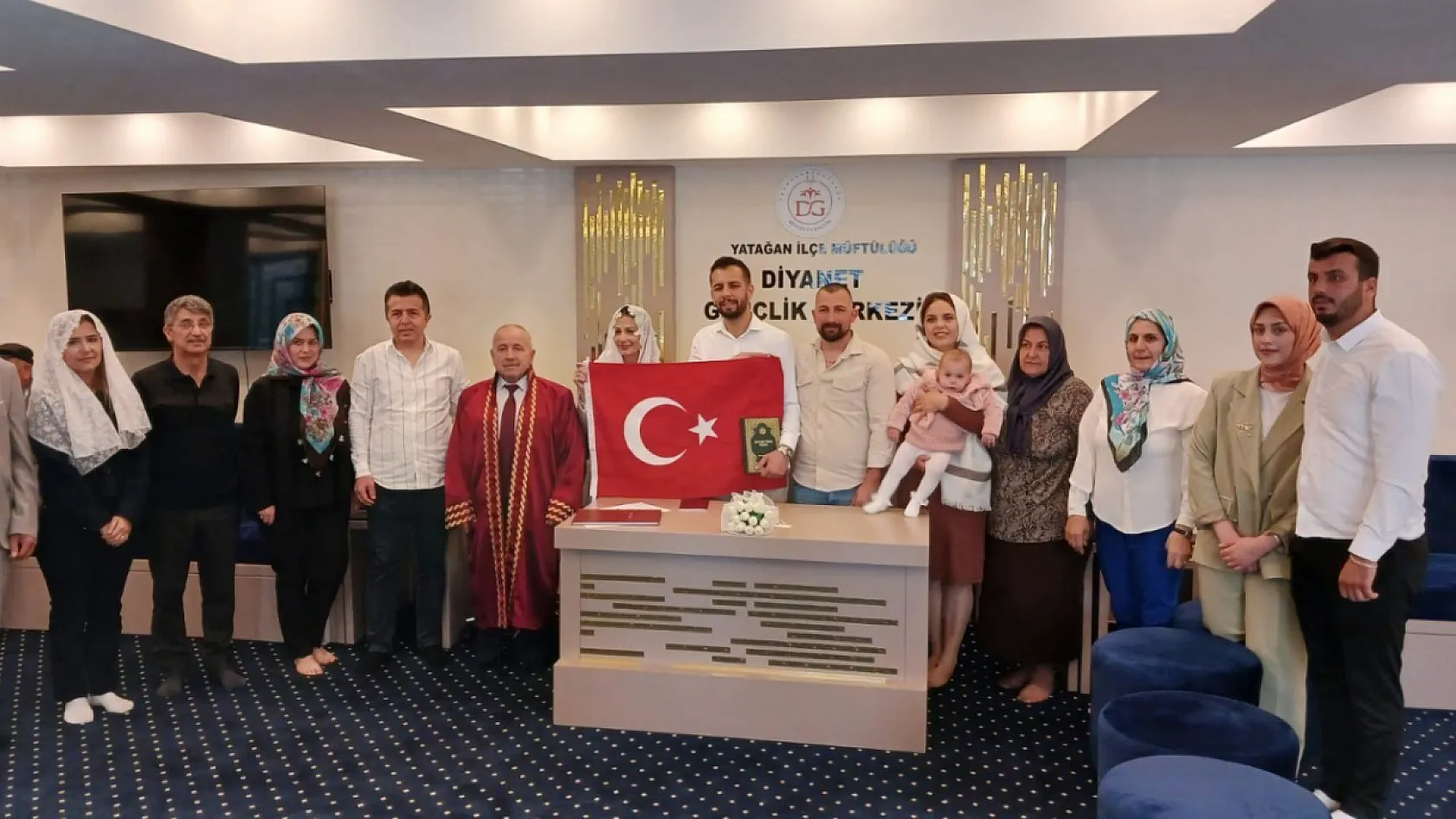 Kadir Gecesi'nde Yatağan Müftülüğü'nde mutluluğa 'evet' dediler