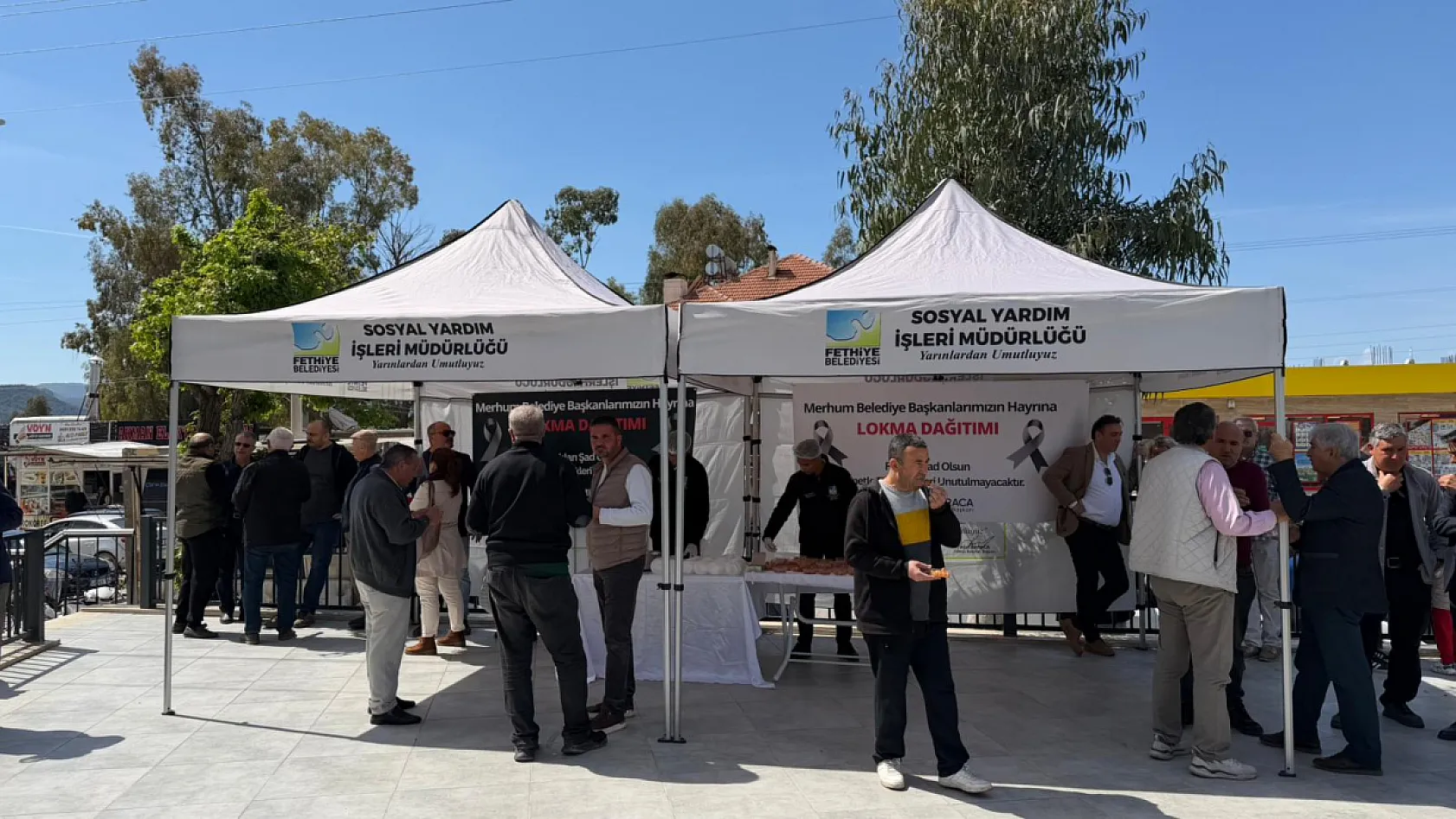 Karaçulha'da Eski Belediye Başkanları İçin Lokma Hayrı Düzenlendi