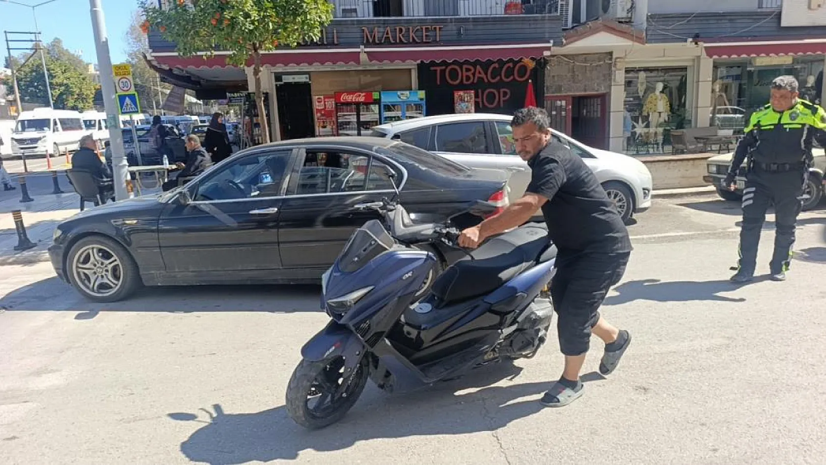 Antalya'da kasktan ceza yememek için plakasını kapattı, yediği cezayı görünce hayatının pişmanlığını yaşadı