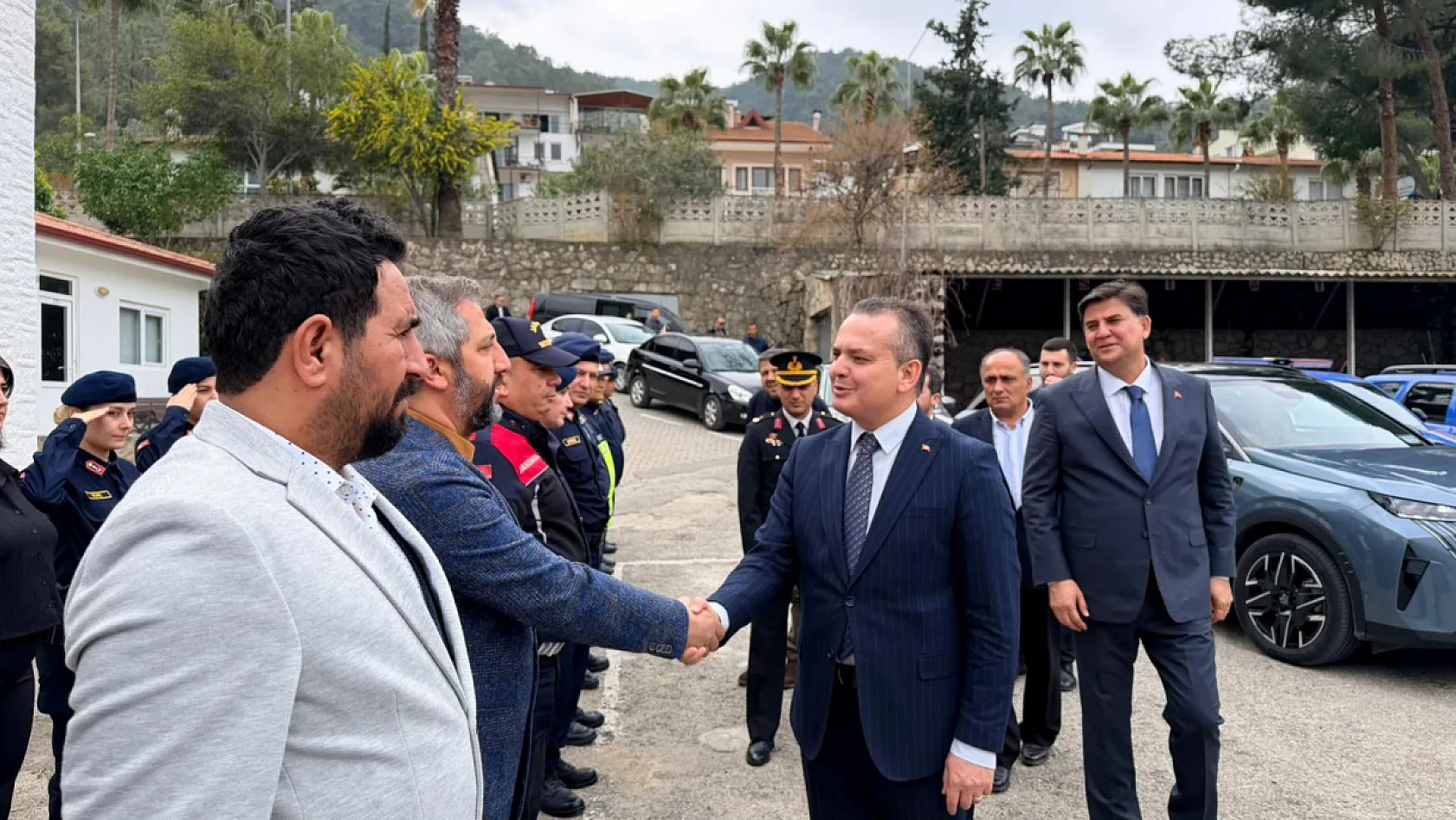 Fethiye Kaymakamı Akkaya'dan İlçe Jandarma Komutanlığı'na bayram ziyareti