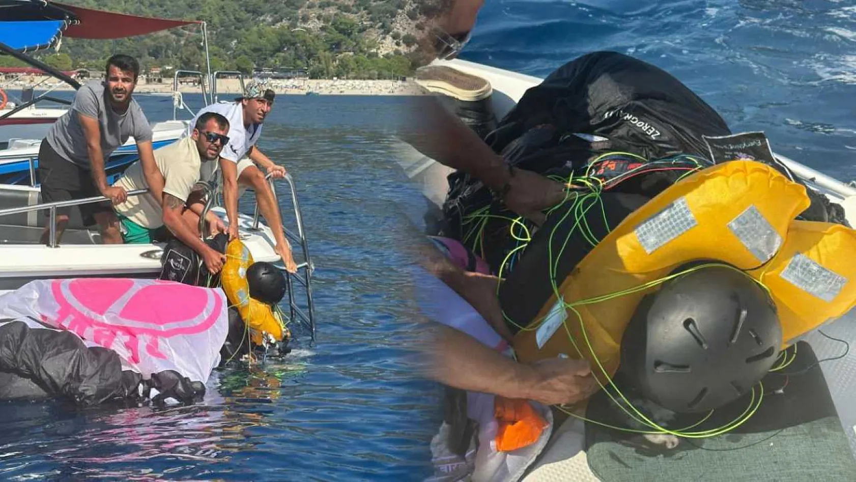 Fethiye'de yamaç paraşütü kazasında yaralanan Alman pilot hayatını kaybetti