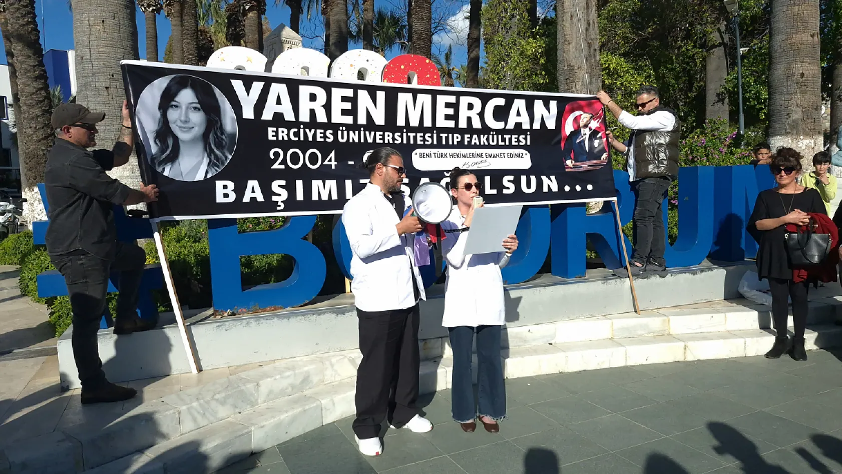 Kazada hayatını kaybeden Yaren, Bodrum'da anıldı