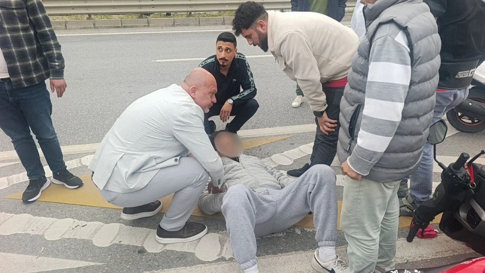 Kazanın ardından şoka girince hastaneye kadar 'Ben nasıl kaza yaptım' diye sordu