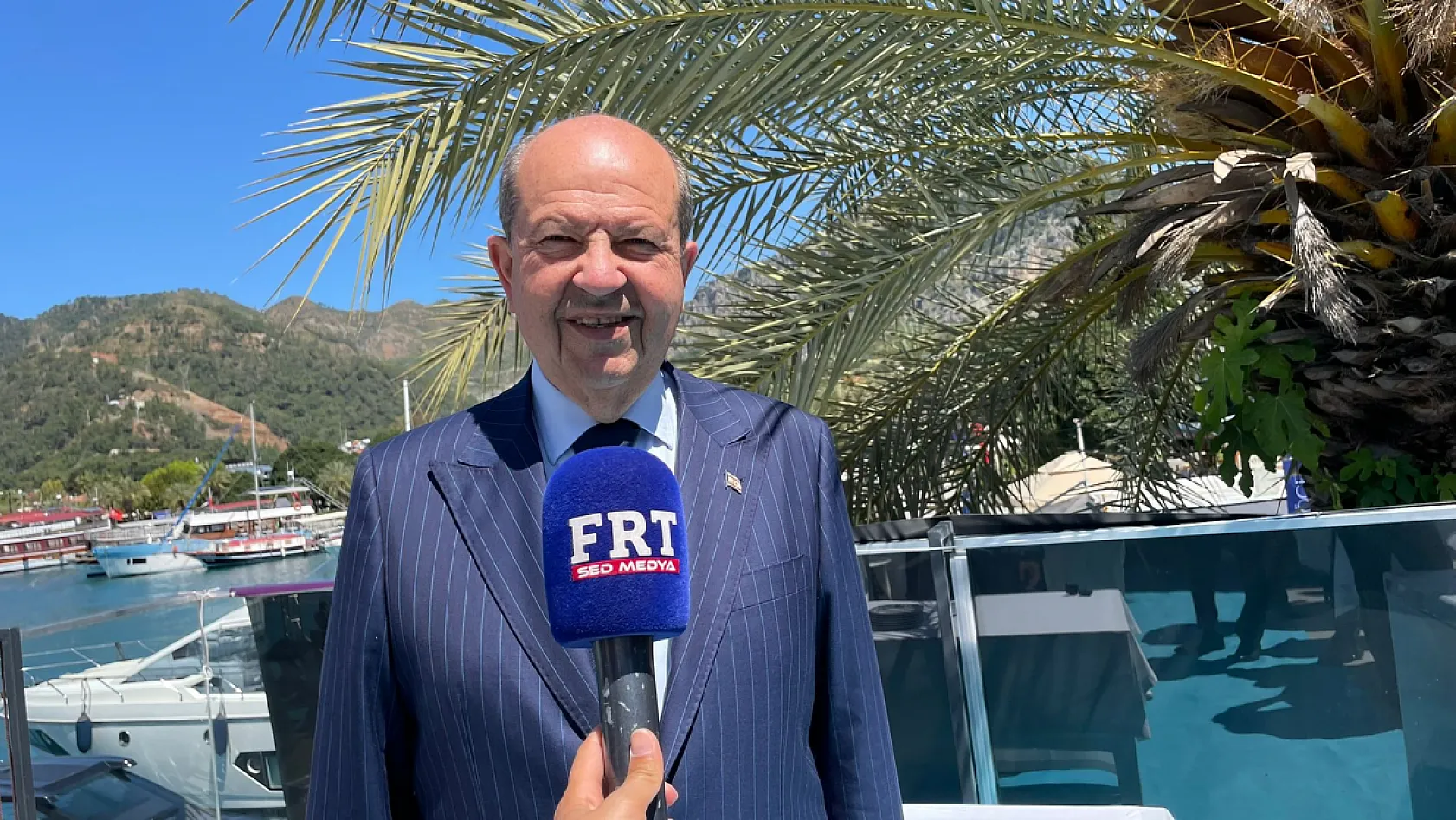 KKTC Cumhurbaşkanı Ersin Tatar'dan Göcek'te 'yat turizmi işbirliği' vurgusu
