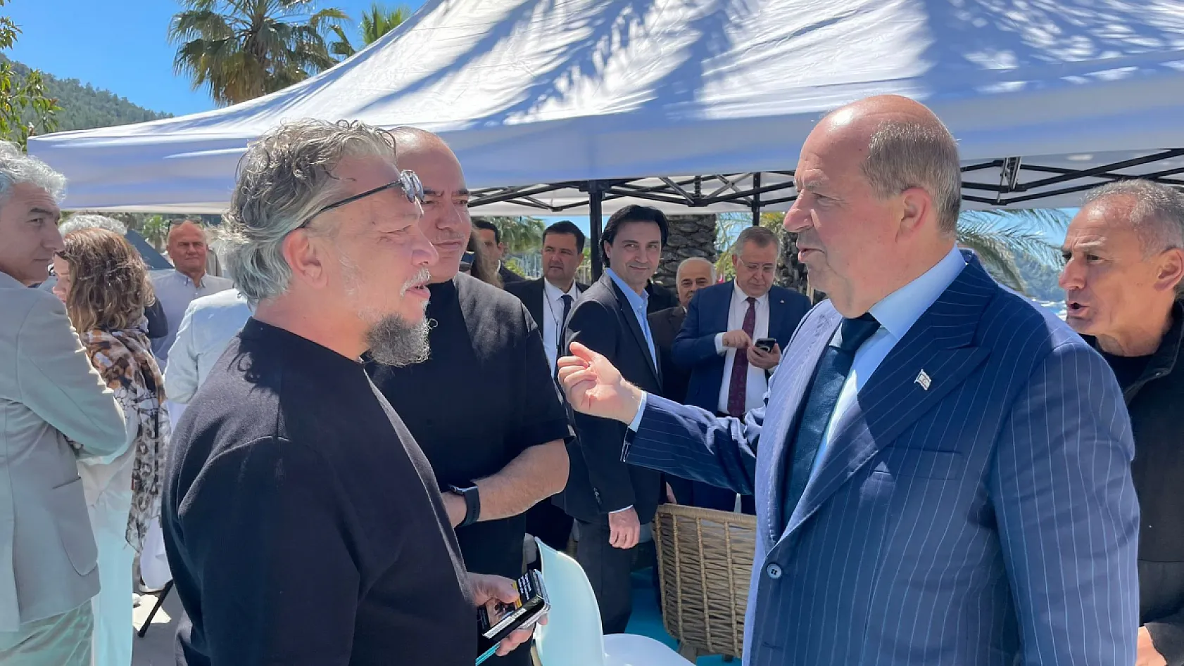 KKTC Cumhurbaşkanı Ersin Tatar'dan Göcek'te 'yat turizmi işbirliği' vurgusu