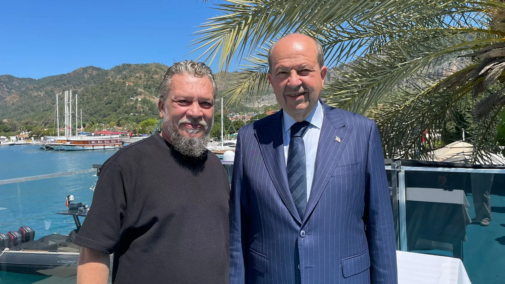 KKTC Cumhurbaşkanı Ersin Tatar'dan Göcek'te 'yat turizmi işbirliği' vurgusu