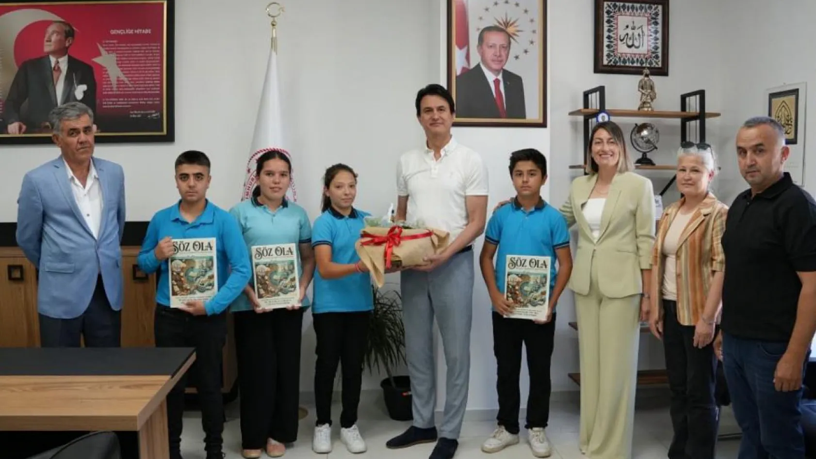 Köyceğiz Ortaokulu 'Dijital Dergi' üçüncüsü oldu