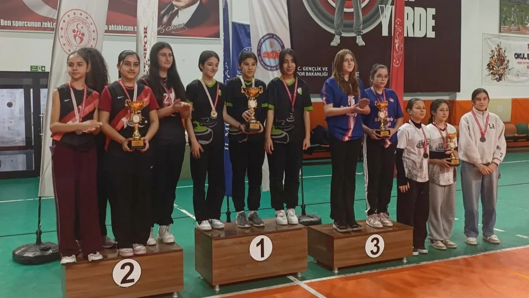 Köyceğiz Toparlar Ortaokulu Kız Takımı Floor Curling İl Şampiyonu oldu