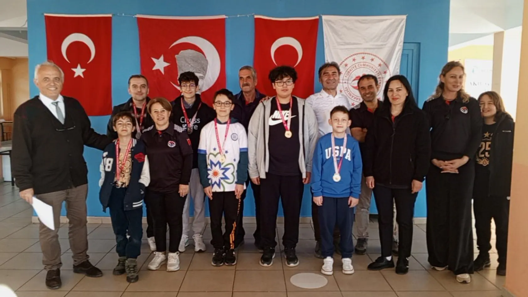Köyceğiz'de 153 satranç sporcusu Çanakkale Şehitleri için buluştu