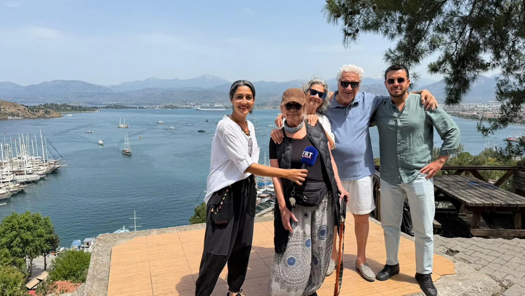 Kruvaziyer misafirleri Fethiye'nin tarihi ve doğal güzelliklerini keşfetti