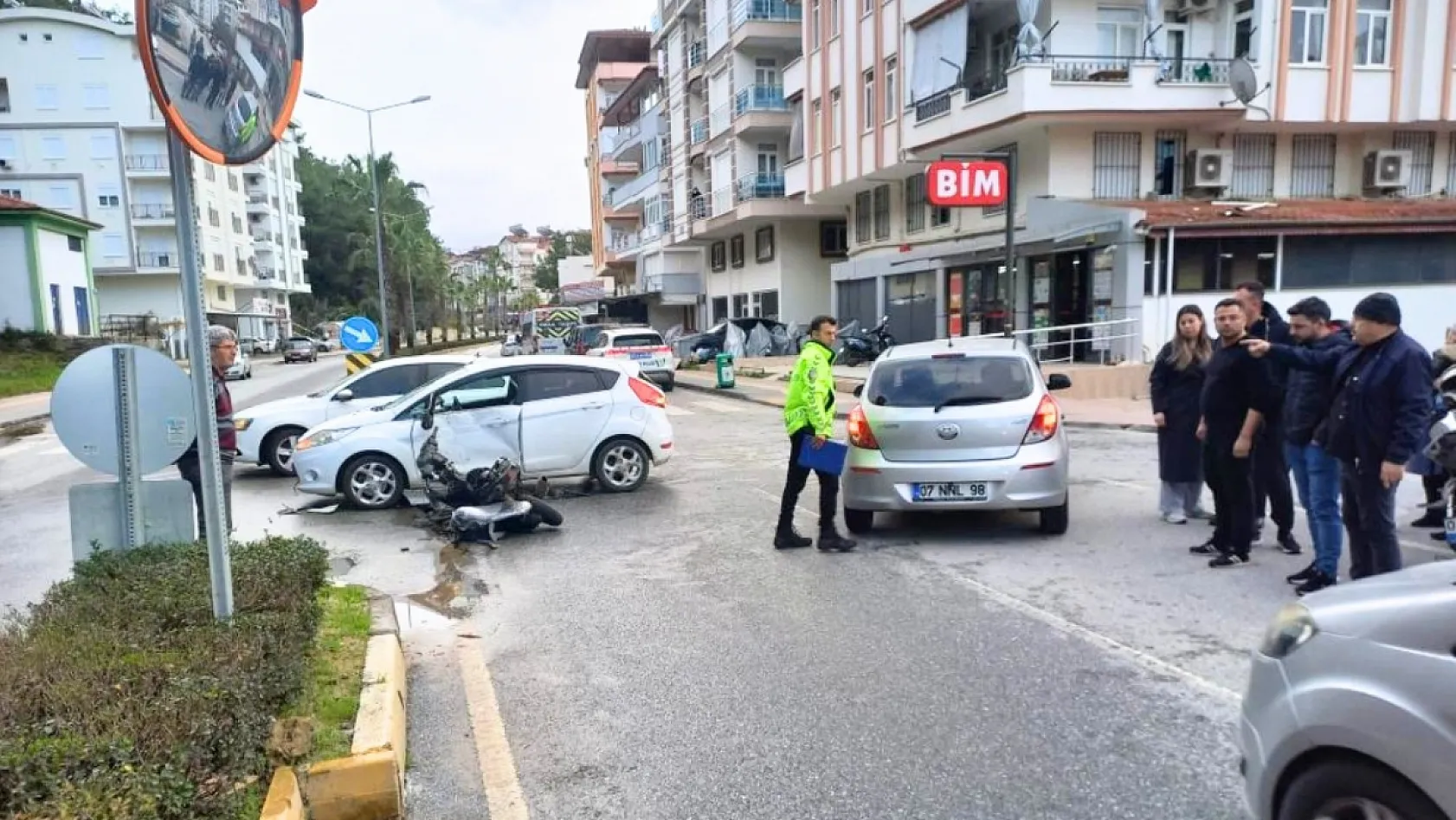Kaza yapan motosikletli ehliyetsiz çıktı, 66 bin 590 TL ceza kesildi