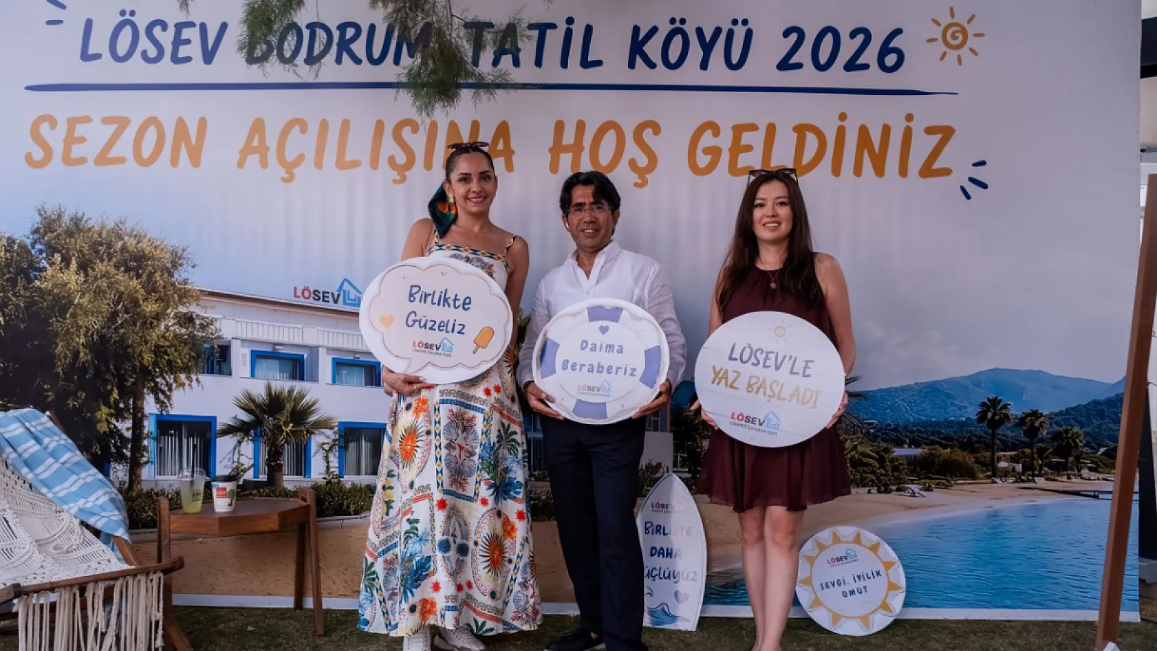 LÖSEV Bodrum Tatil Köyü'nde umut dolu yaz sezonu başladı