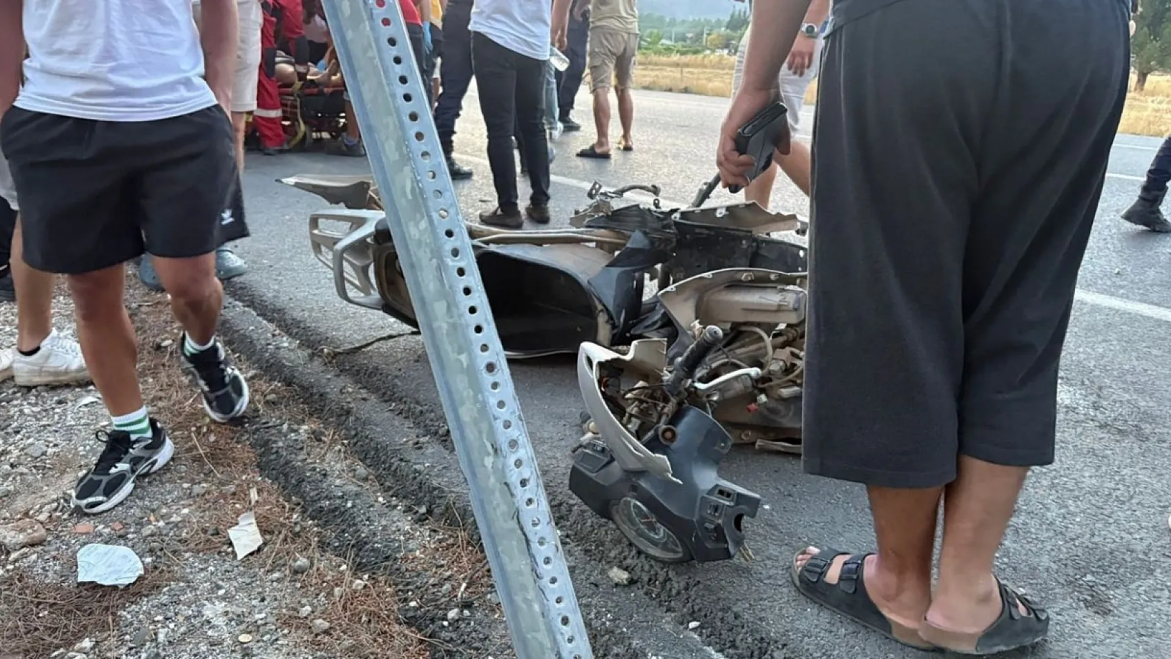 Marmaris-Datça yolunda kaza: 1 yaralı