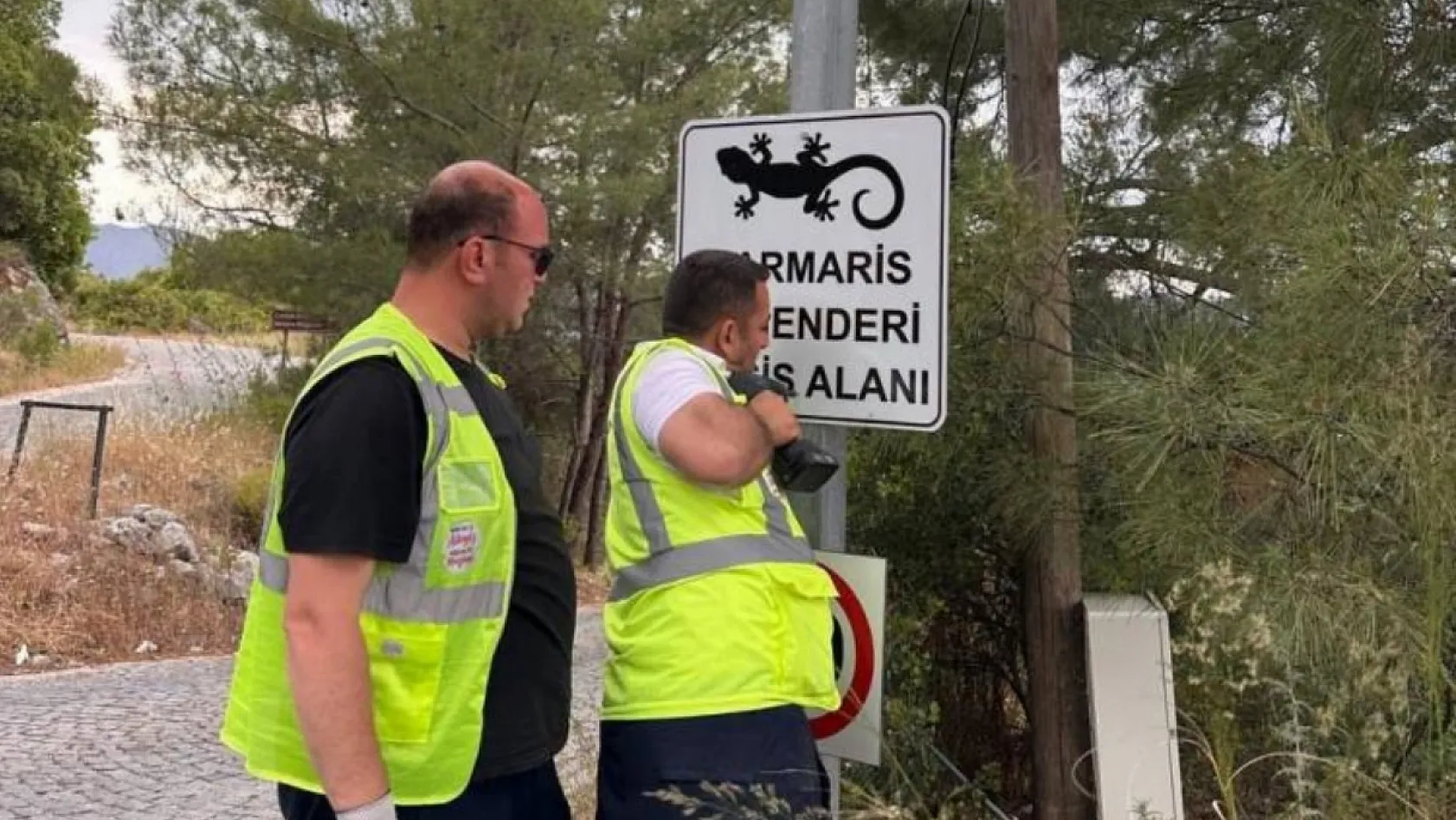 Marmaris Semenderine öğrencilerden yakın koruma