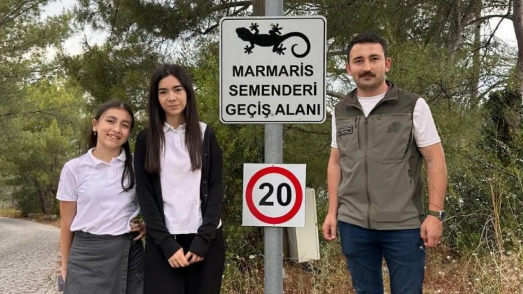 Marmaris Semenderine öğrencilerden yakın koruma