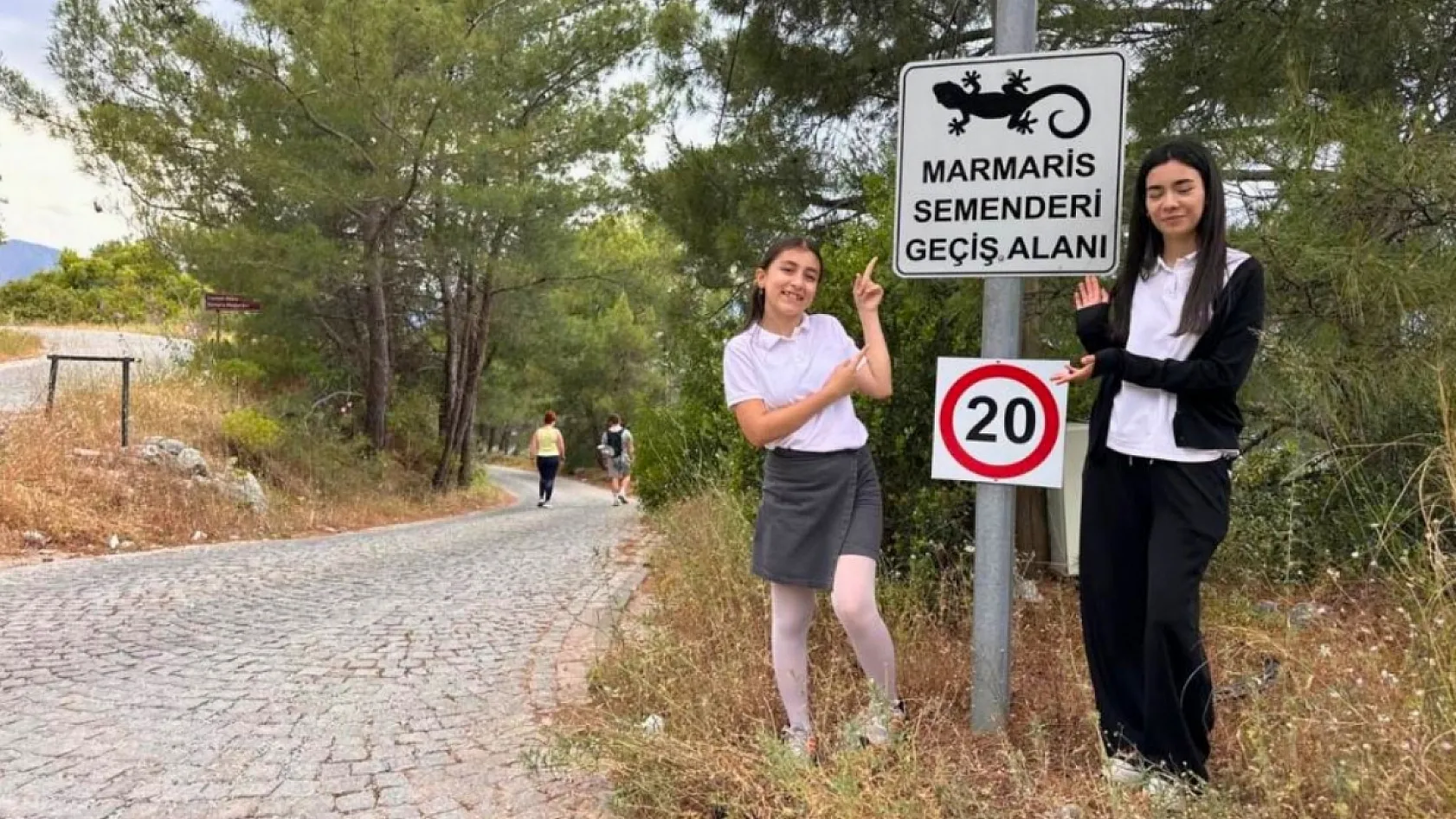 Marmaris Semenderine öğrencilerden yakın koruma