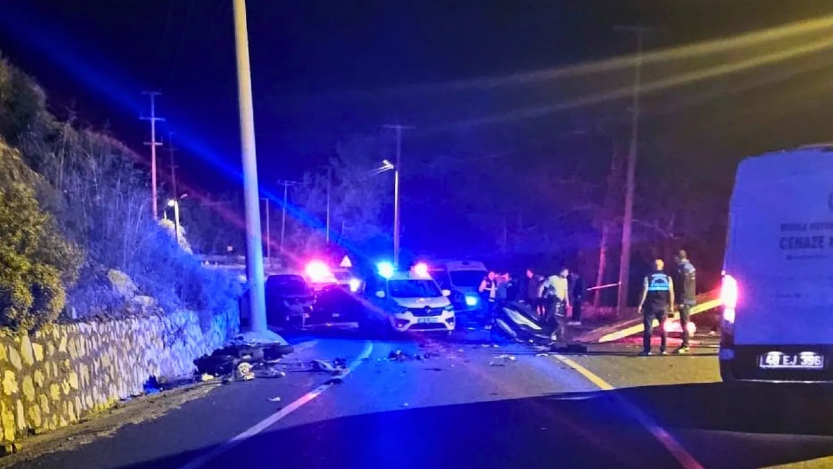 Marmaris'te trafik kazası: 2 ölü