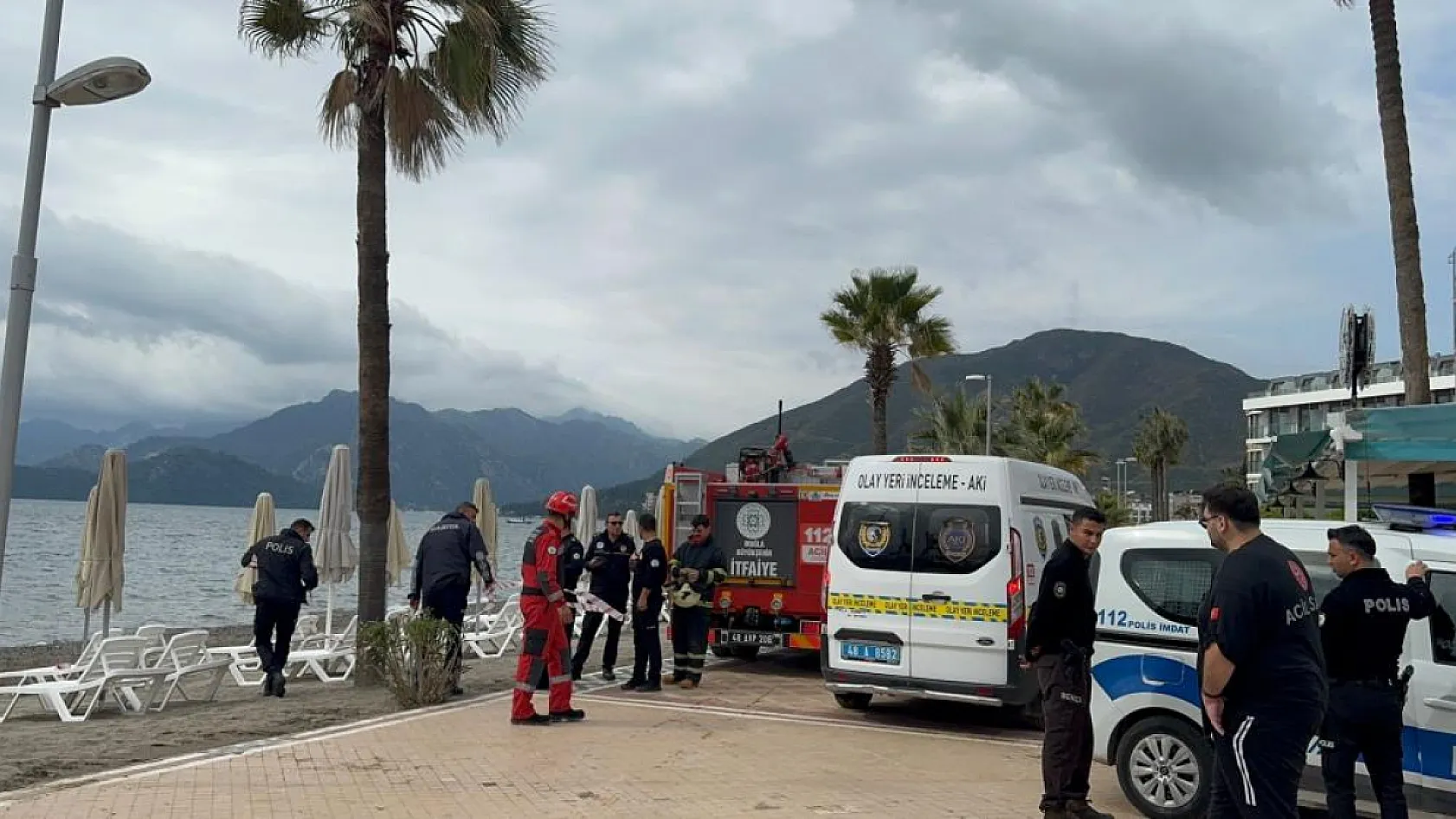 Marmaris'te vincin kopan parçasının altında kalan genç hayatını kaybetti