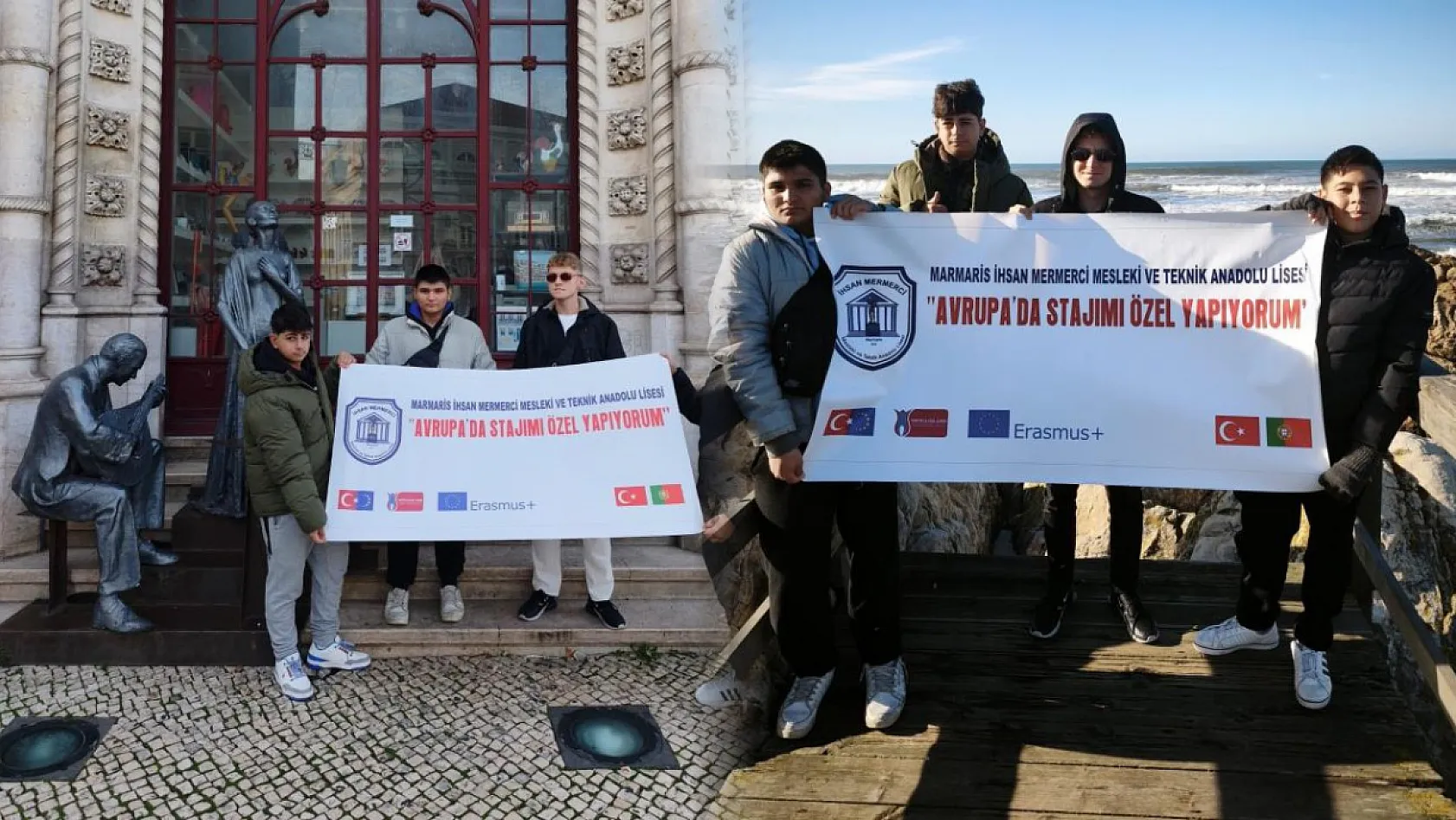 Marmarisli öğrenciler 'Avrupa'da stajımı özel yapıyorum' projesiyle Portekiz'de staj yaptı