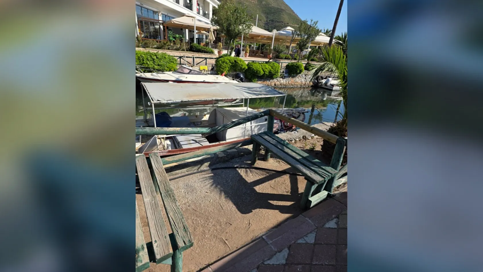 Marmaris'te ahşap korkuluklara zarar veren şahıslar tespit edilecek