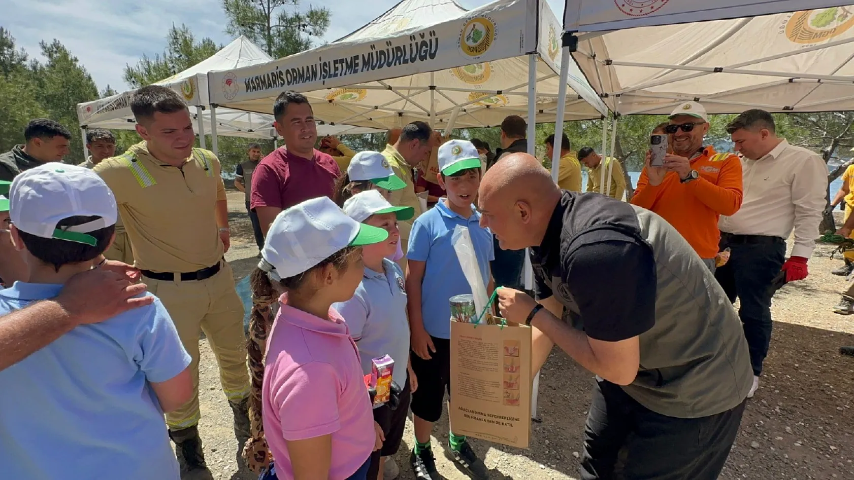 Marmaris'te 'Orman Benim' Projesi Kapsamında Çevre Etkinliği Düzenlendi