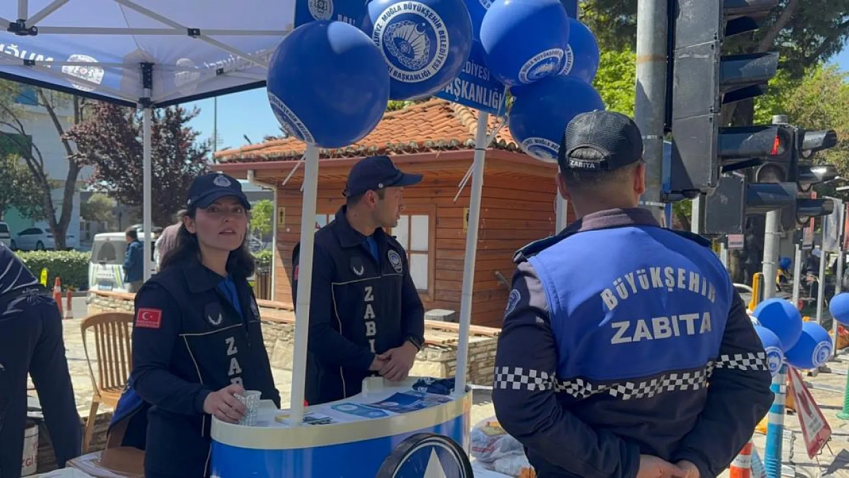 Menteşe'de trafik güvenliği için farkındalık oluşturuldu