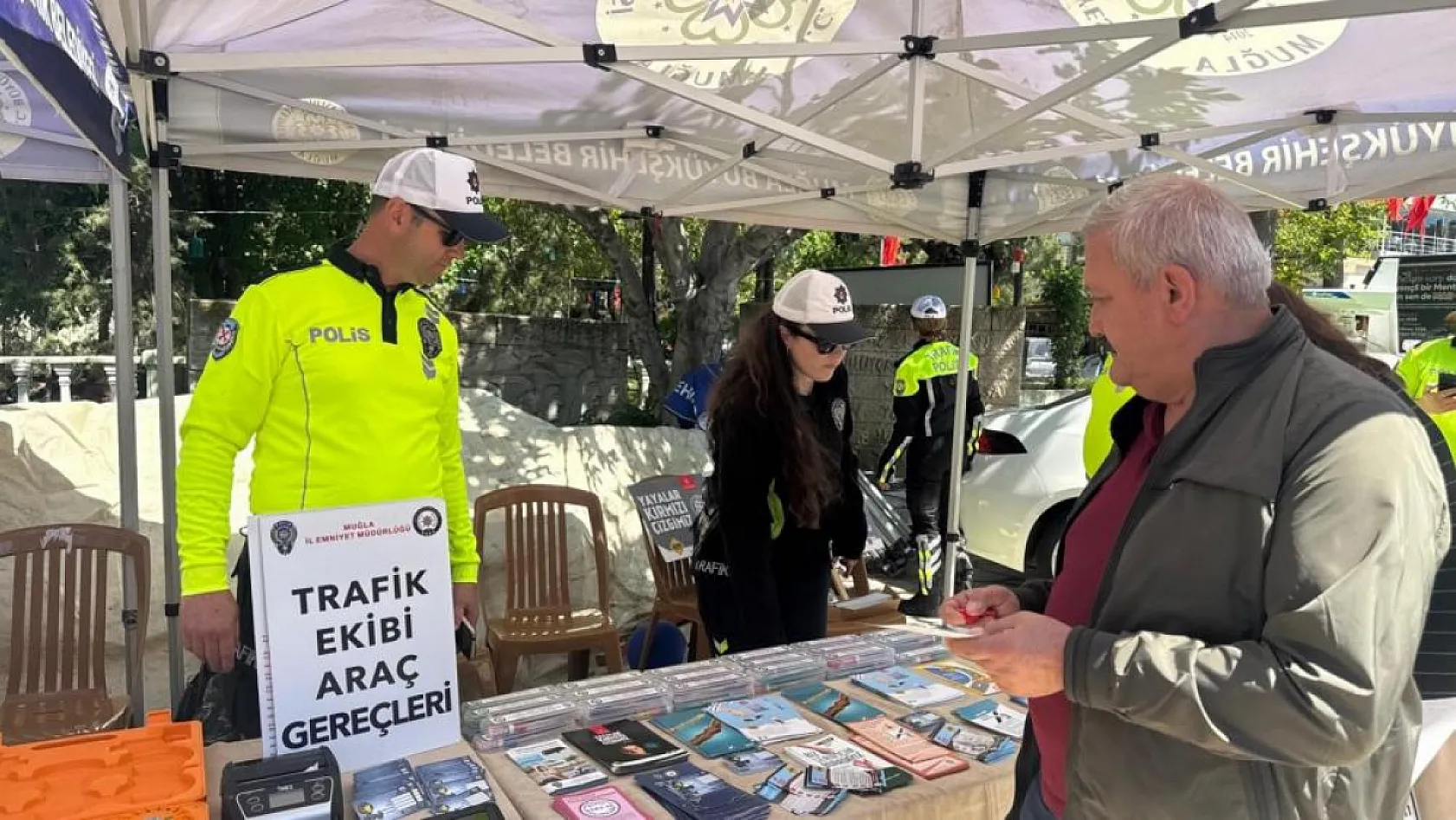 Menteşe'de trafik güvenliği için farkındalık oluşturuldu