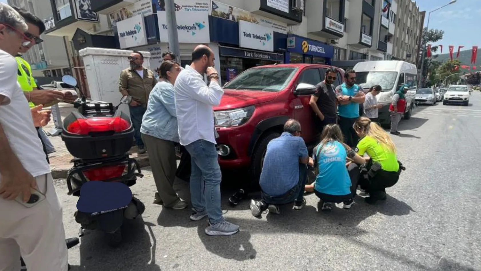 Menteşe'de trafik kazası: 1 yaralı