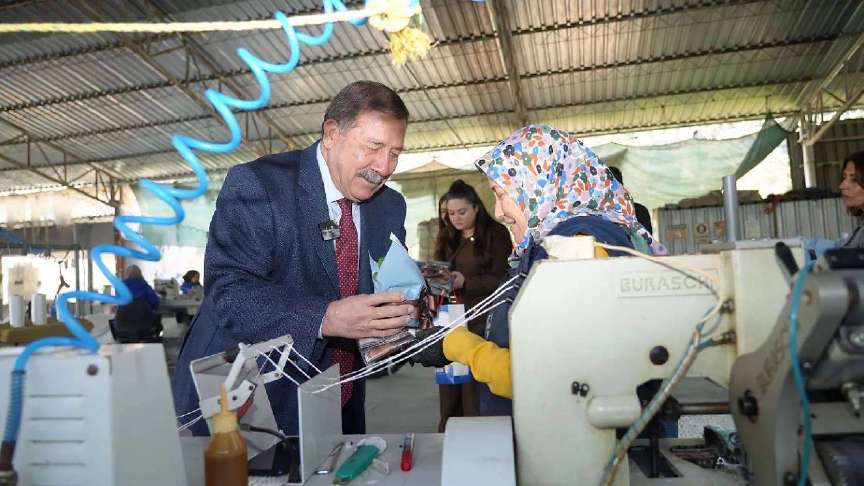 Milas Belediye Başkanı Fevzi Topuz'dan Emekçi Kadınlara 8 Mart Ziyareti