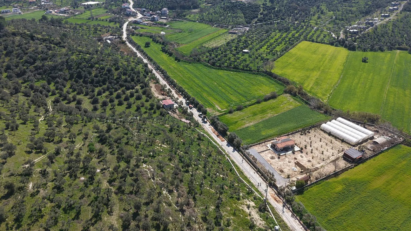 Milas Kemikler Mahallesi içme suyu hattı kamusal alana taşınıyor