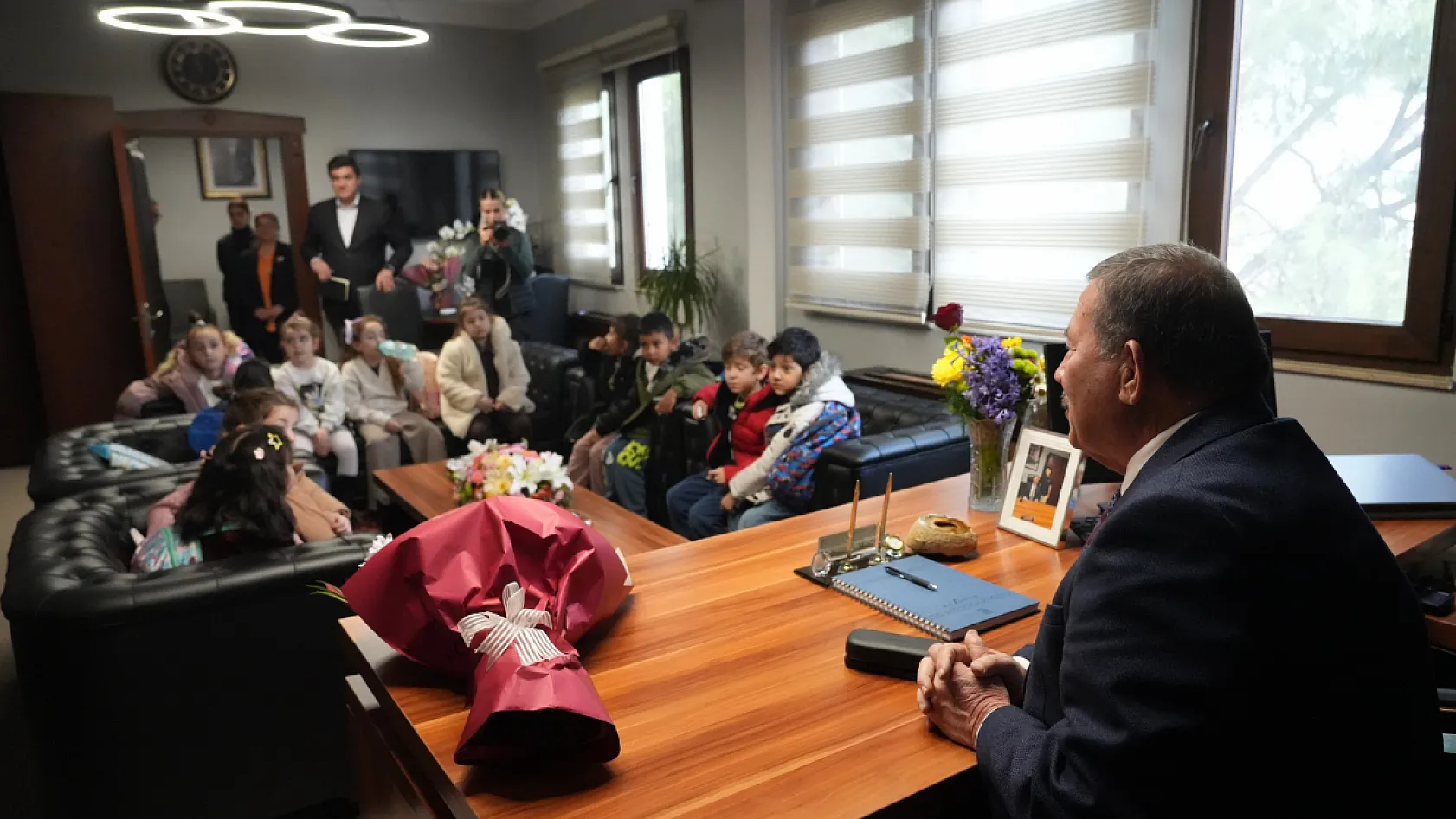 Minik Öğrenciler Sordu, Başkan Topuz Yanıtladı
