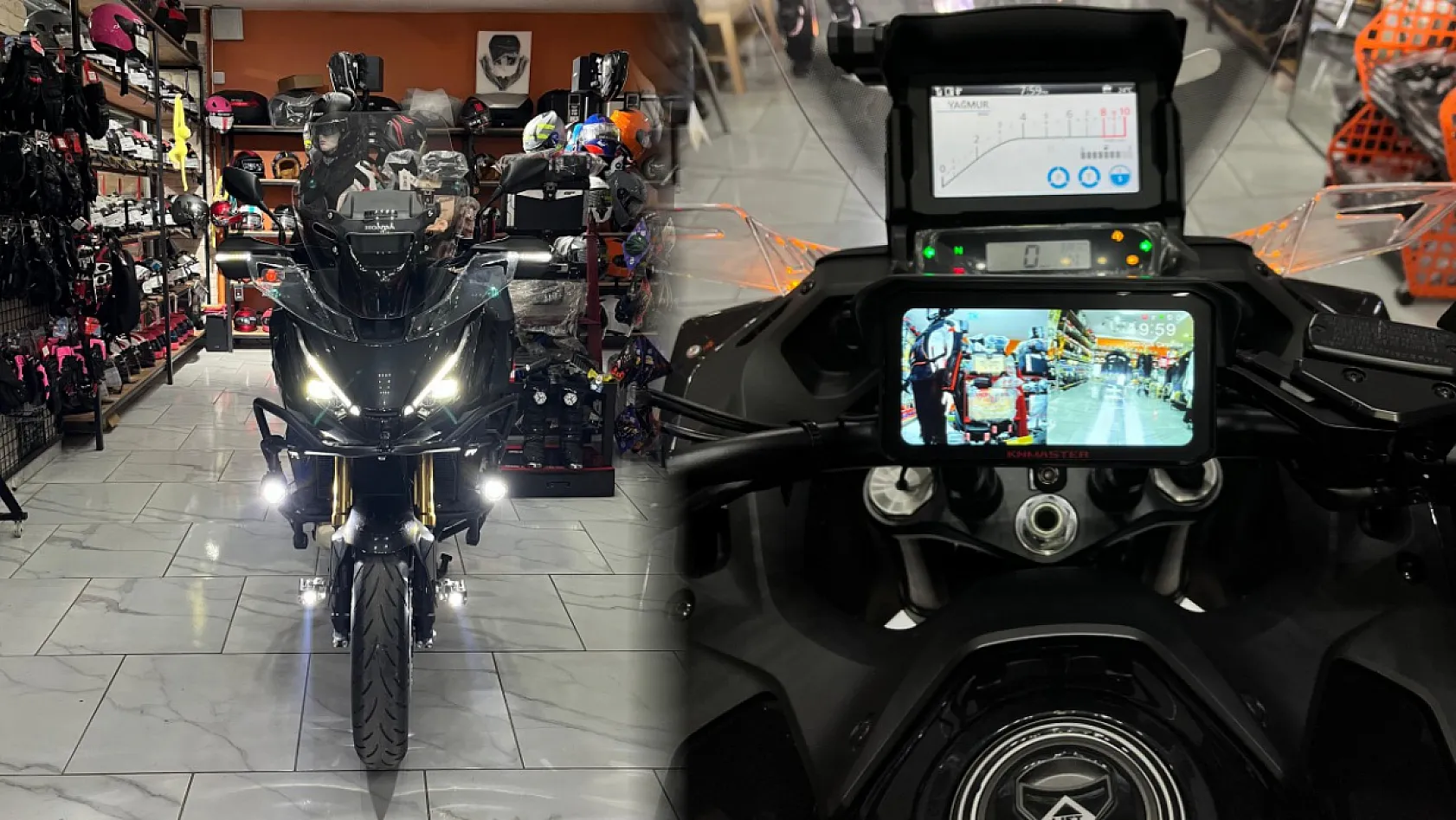Motosiklet sis farı montajları 'Fethiye Motorun' da