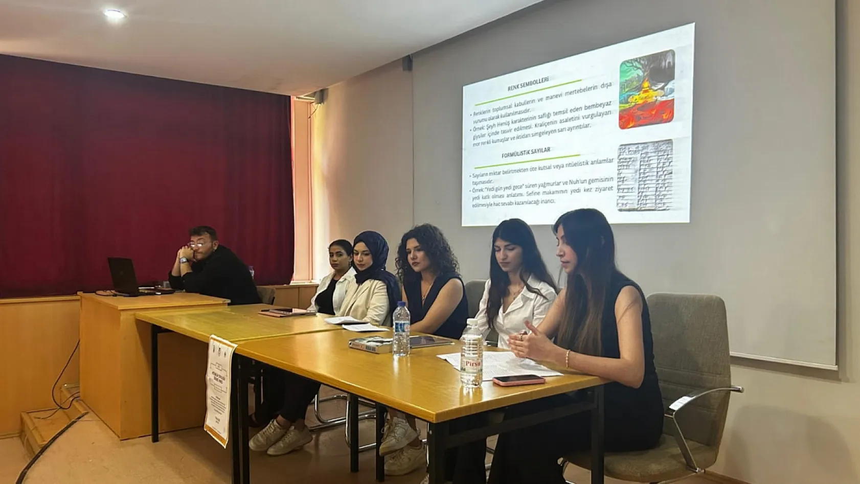 MSKÜ Metinbilim Öğrencileri Panelde Çalışmalarını Paylaştı