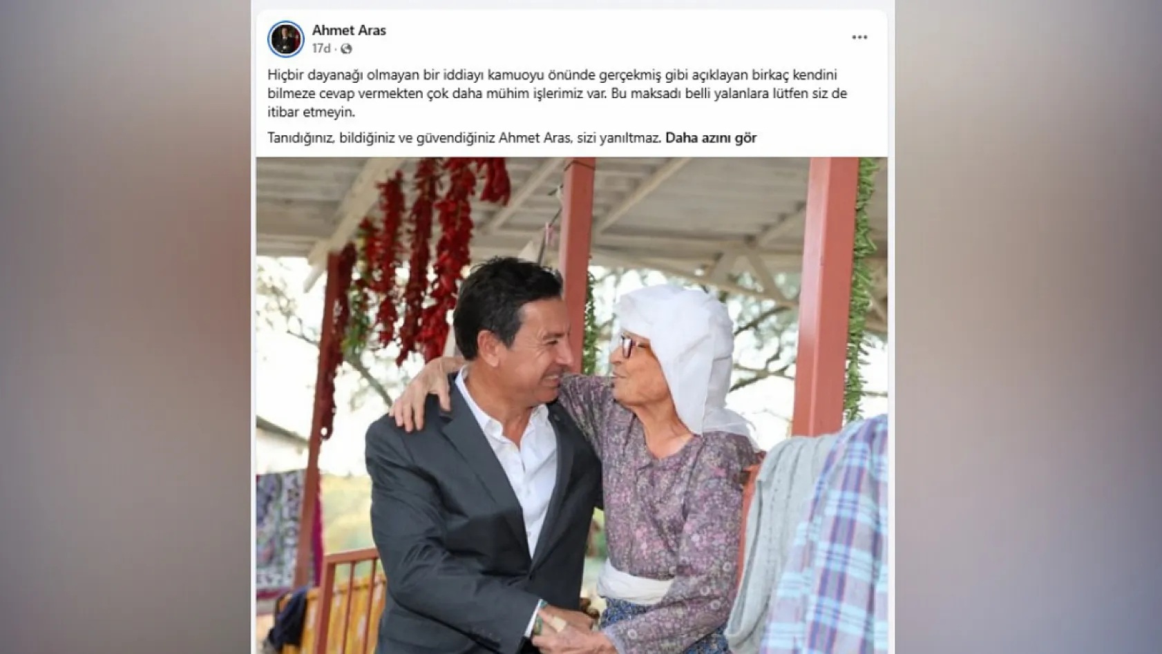 Muğla Büyükşehir Belediye Başkanı Aras'tan parti değiştireceği iddialarına net yanıt