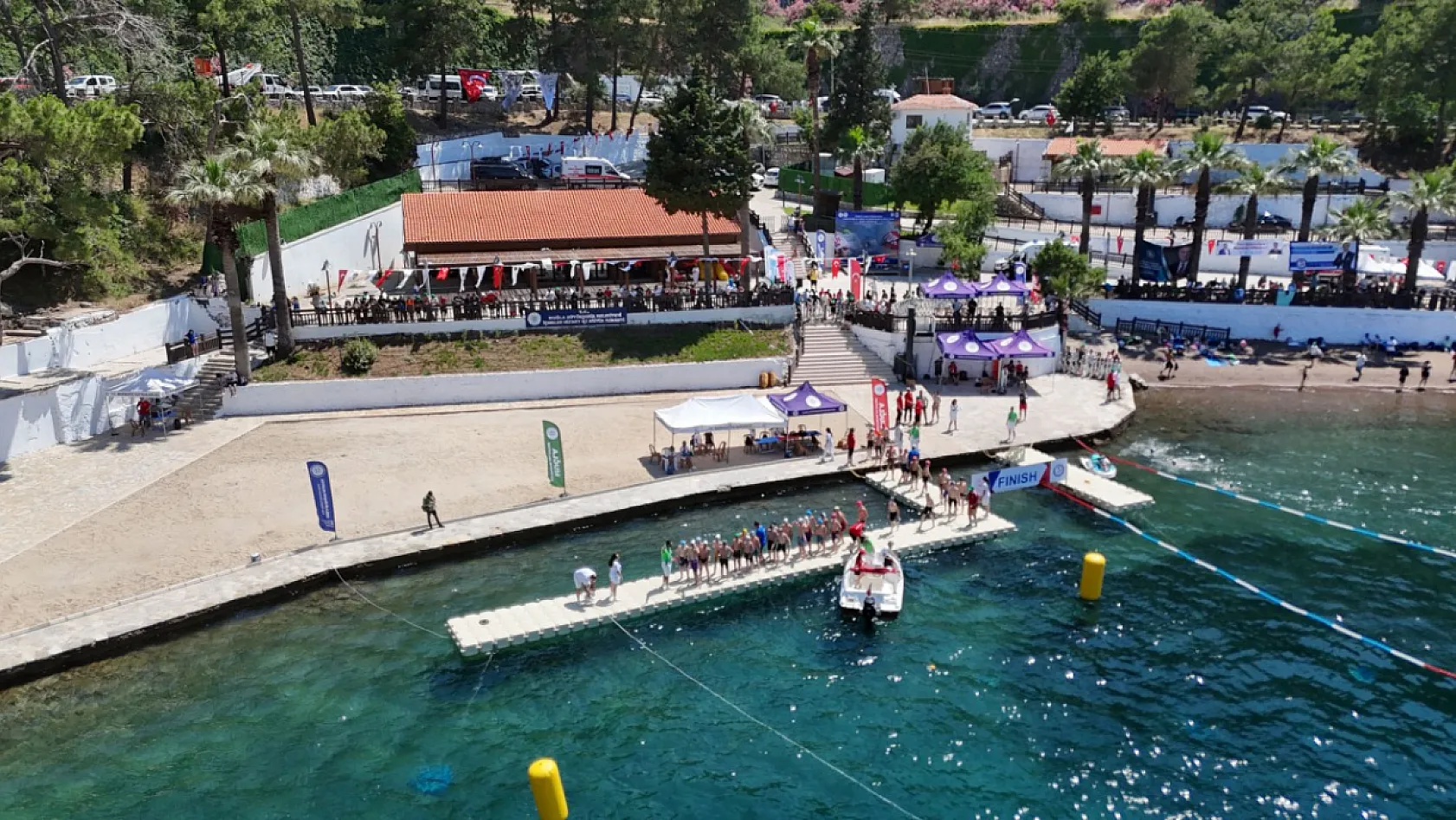 Muğla Büyükşehir'in Ev Sahipliğinde 634 Sporcu Milli Takım İçin Kulaç Attı