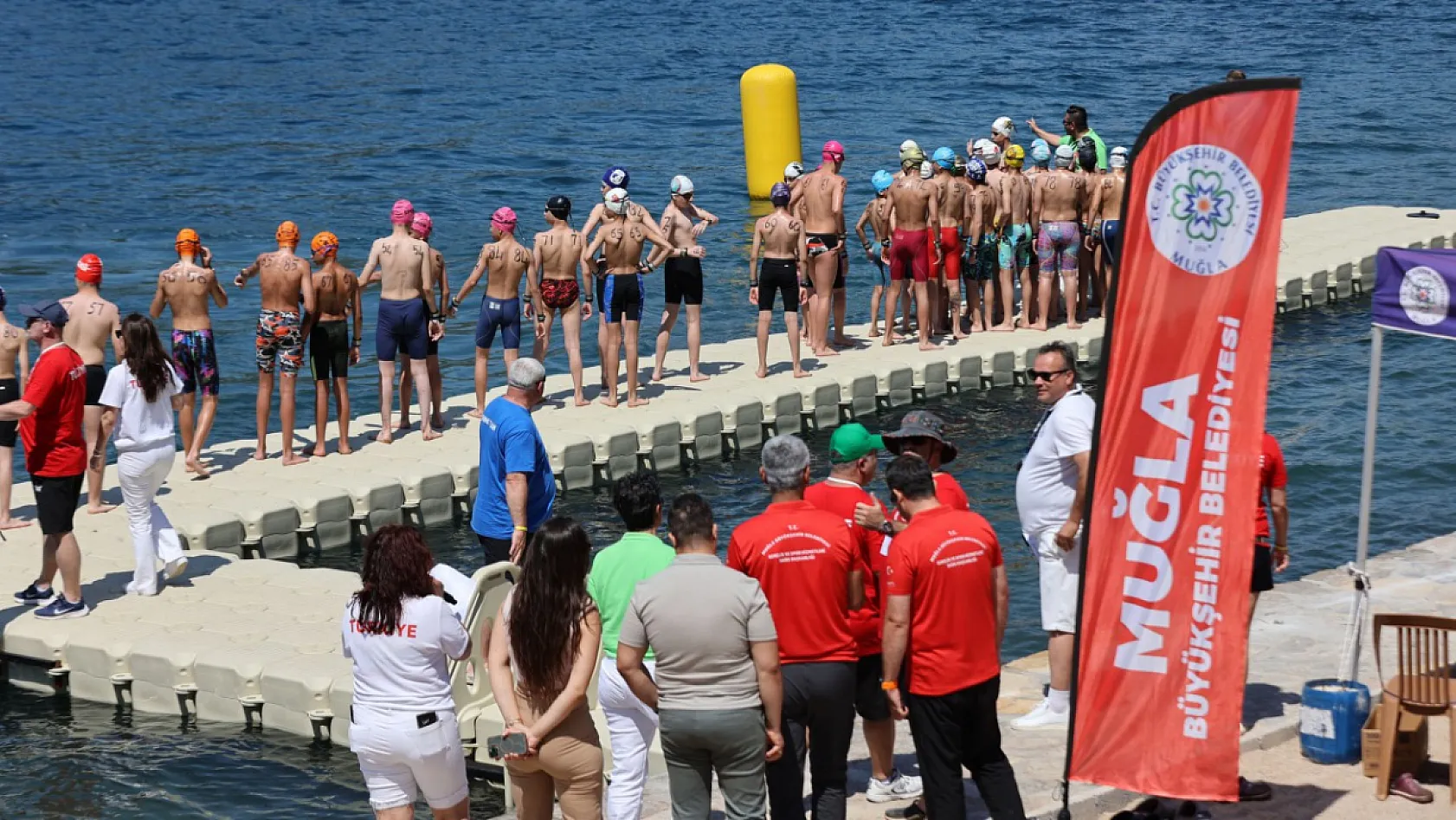 Muğla Büyükşehir'in Ev Sahipliğinde 634 Sporcu Milli Takım İçin Kulaç Attı