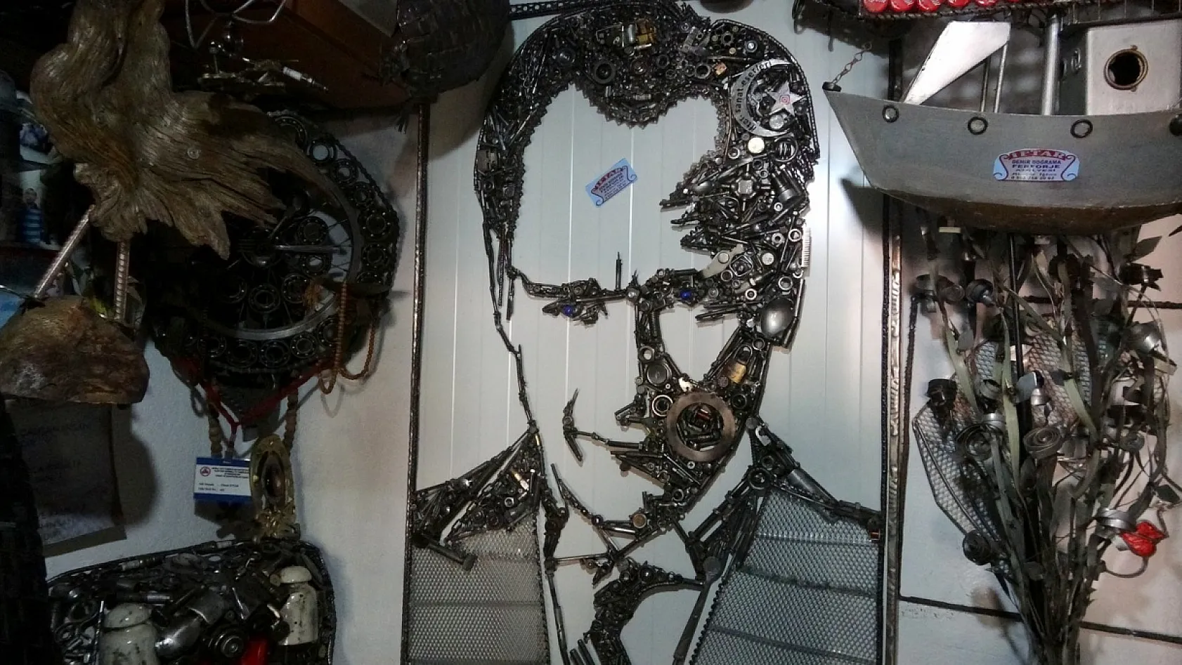 Muğla'da atıklardan sanat doğuyor
