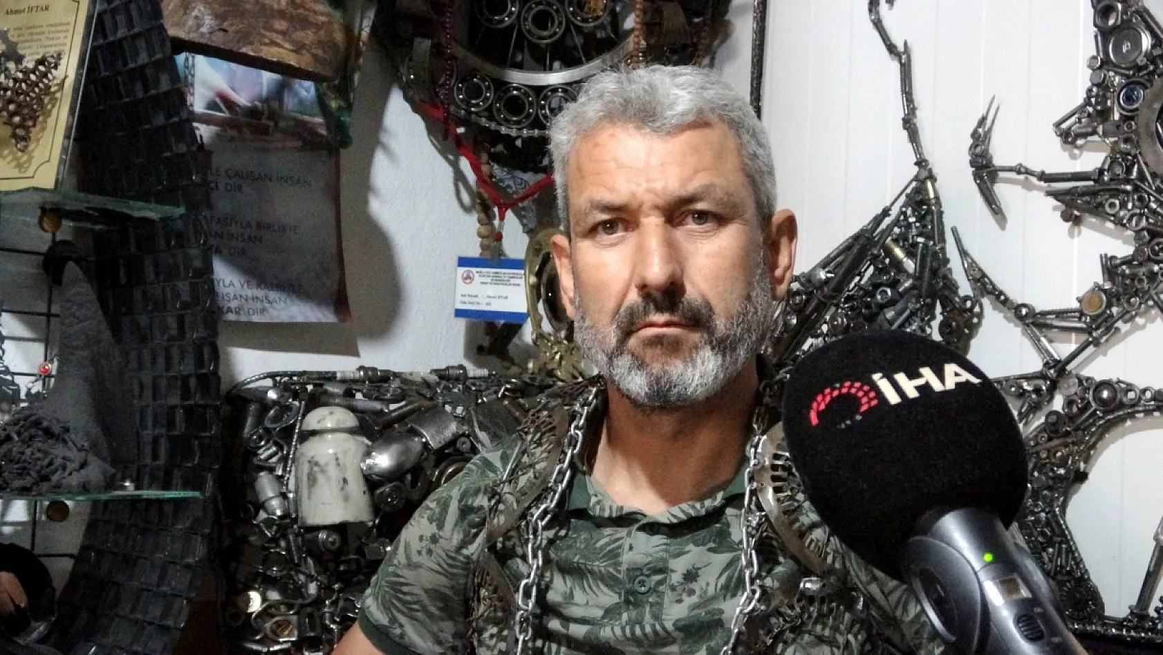 Muğla'da atıklardan sanat doğuyor