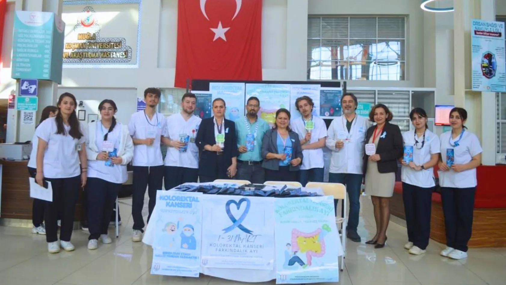 Muğla'da kolorektal kanser için bilgilendirme yapıldı