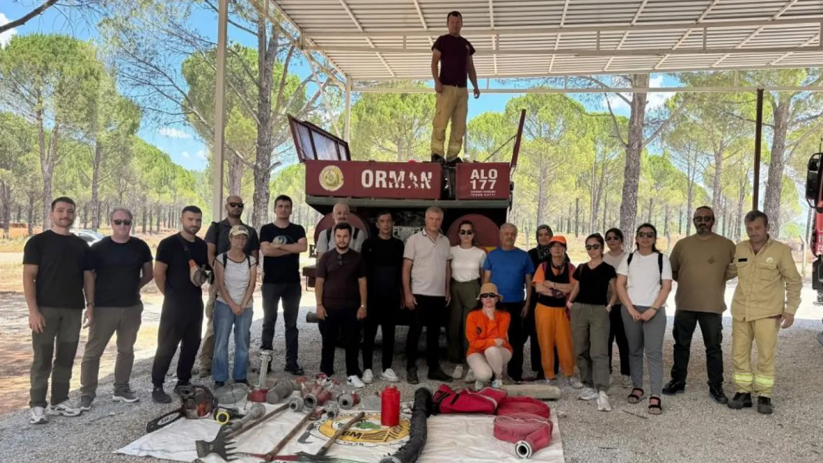 Muğla'da orman yangın gönüllüsü eğitimleri devam ediyor
