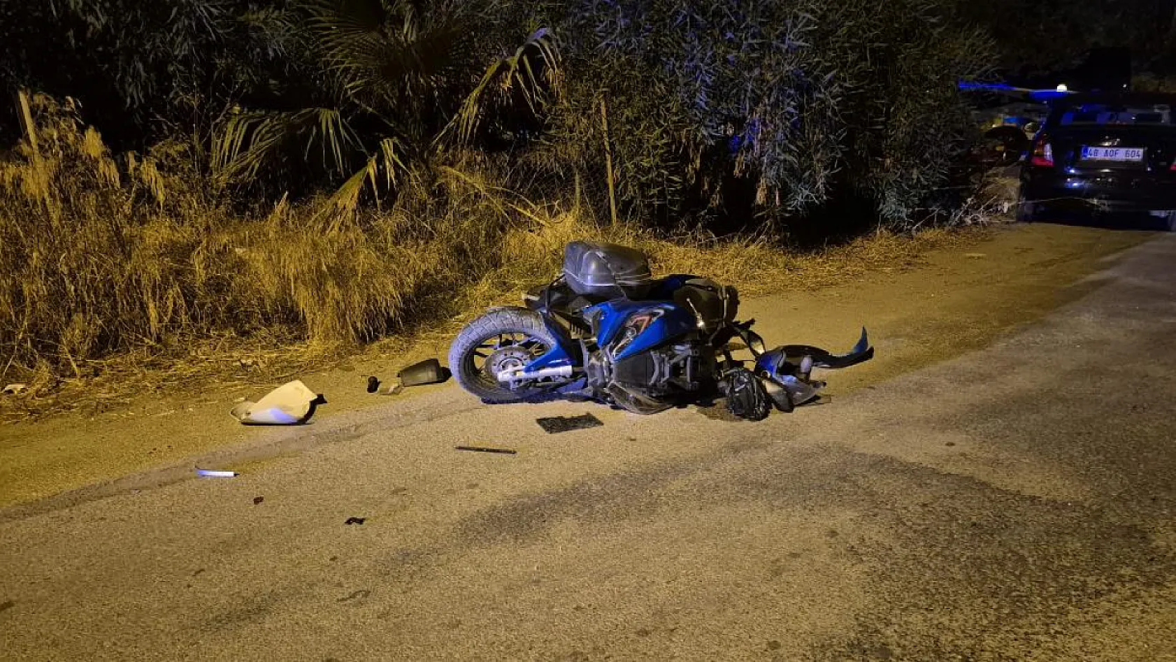 Muğla'da otomobilinin halini görünce gözyaşlarına boğuldu