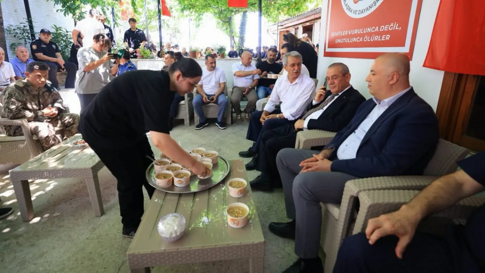 Muğla'da şehit yakınları ve gaziler aşure etkinliğinde bir araya geldi