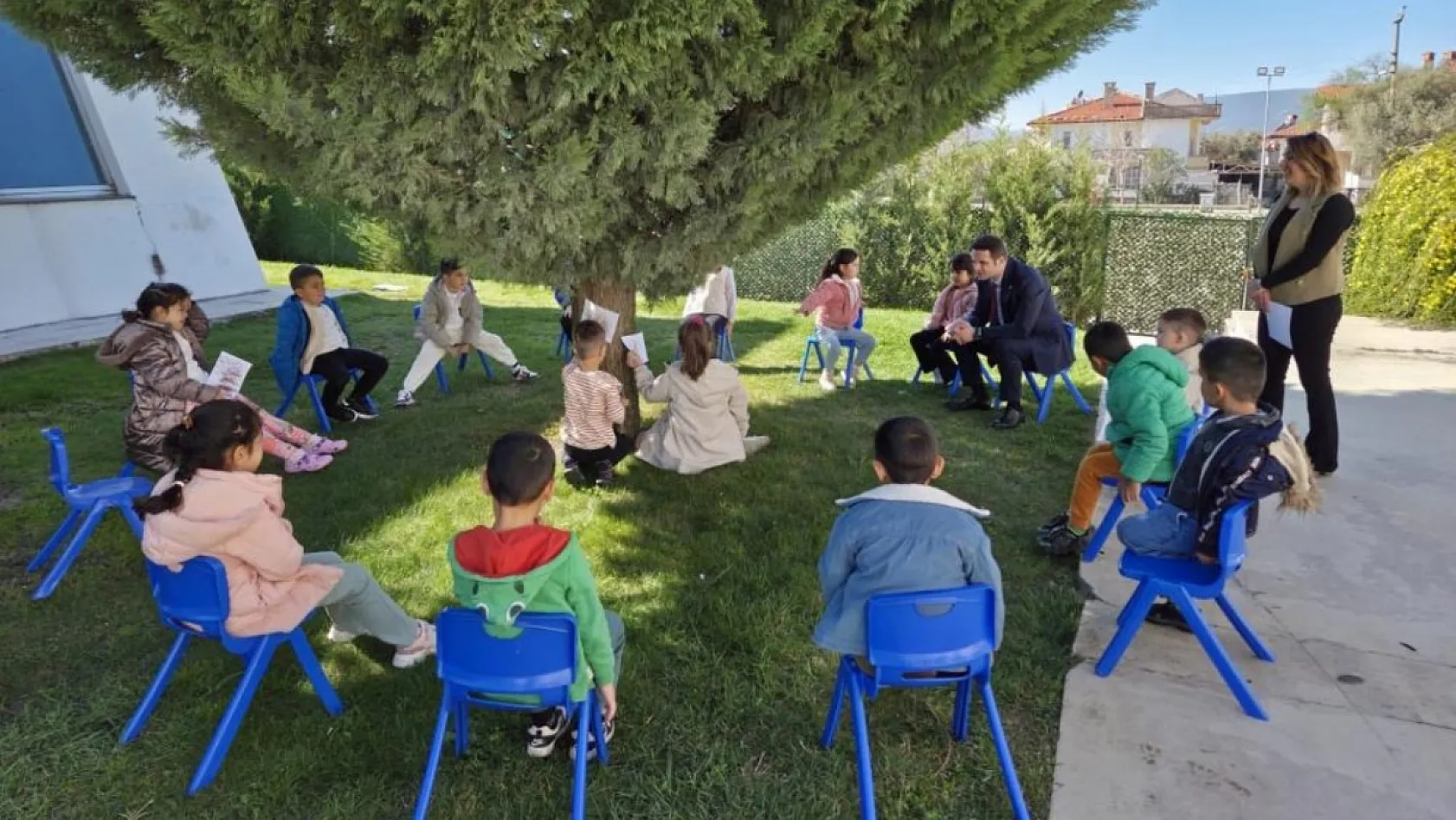 Muğla İl Milli Eğitim Müdürü Çay miniklerle bir araya geldi