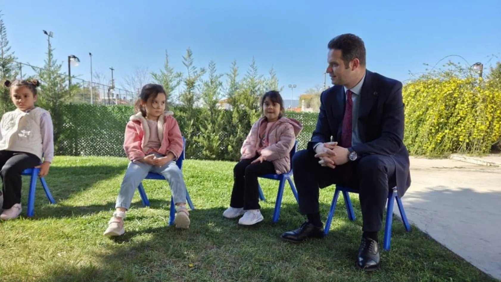 Muğla İl Milli Eğitim Müdürü Çay miniklerle bir araya geldi