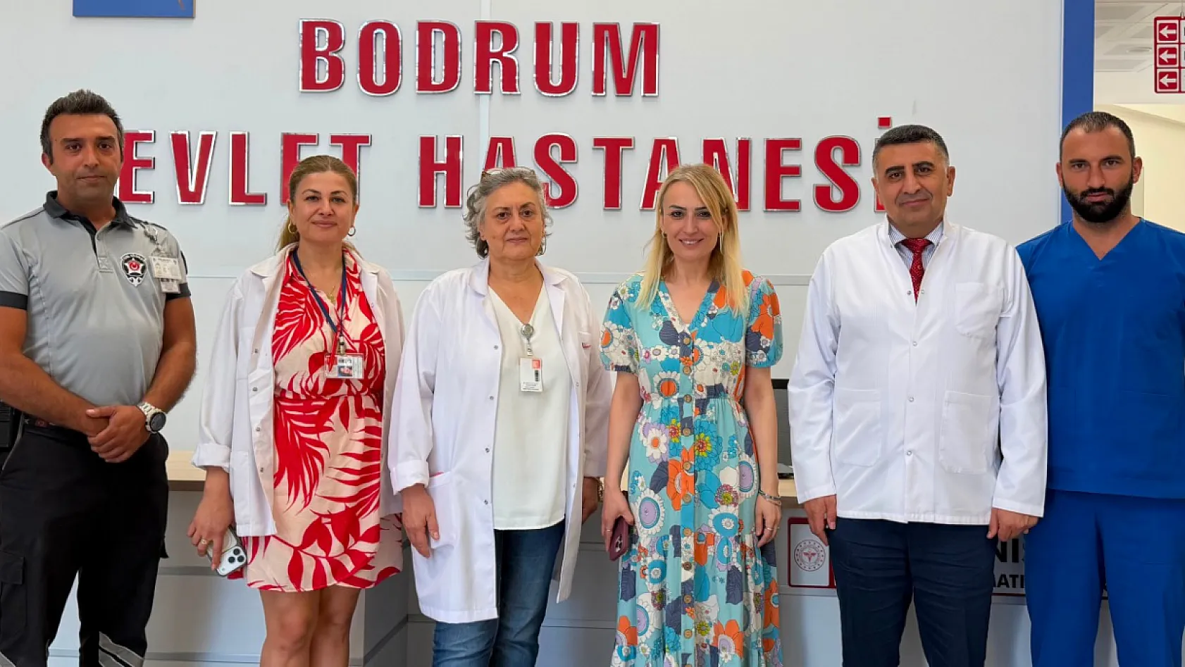 Muğla İl Sağlık Müdürü Akça'dan Bodrum Devlet Hastanesi'ne Ziyaret