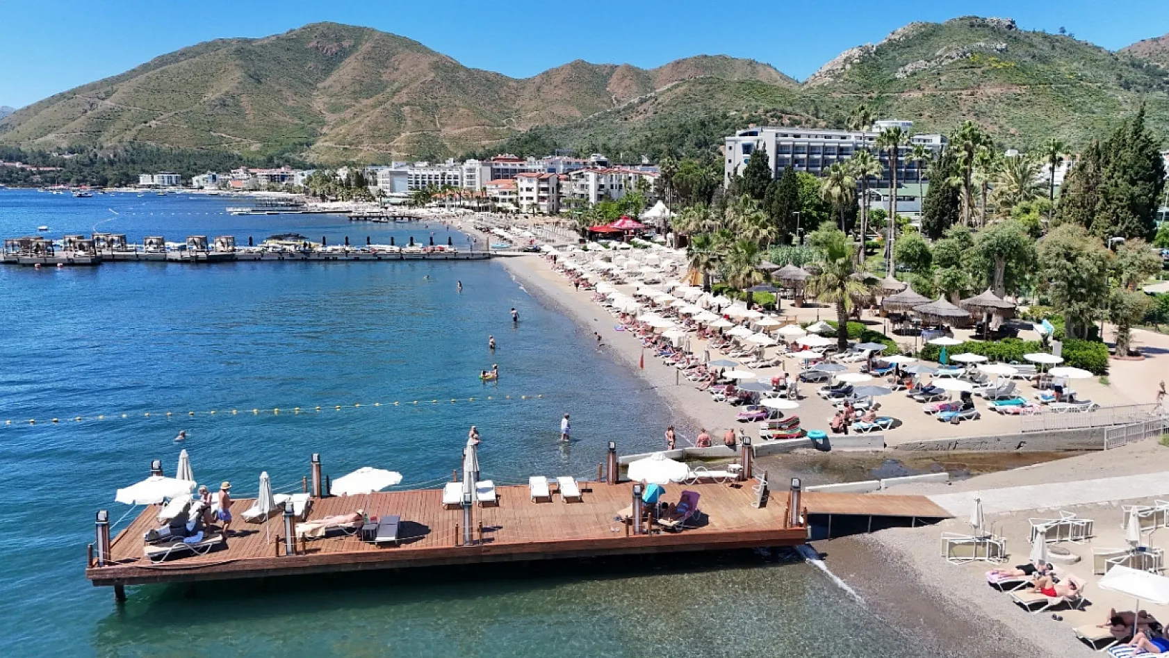 Muğla sahillerinde Kurban Bayramı'nın son gününde de hareketlilik sürdü