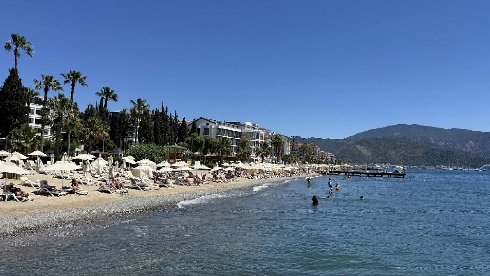 Muğla sahillerinde Kurban Bayramı'nın son gününde de hareketlilik sürdü