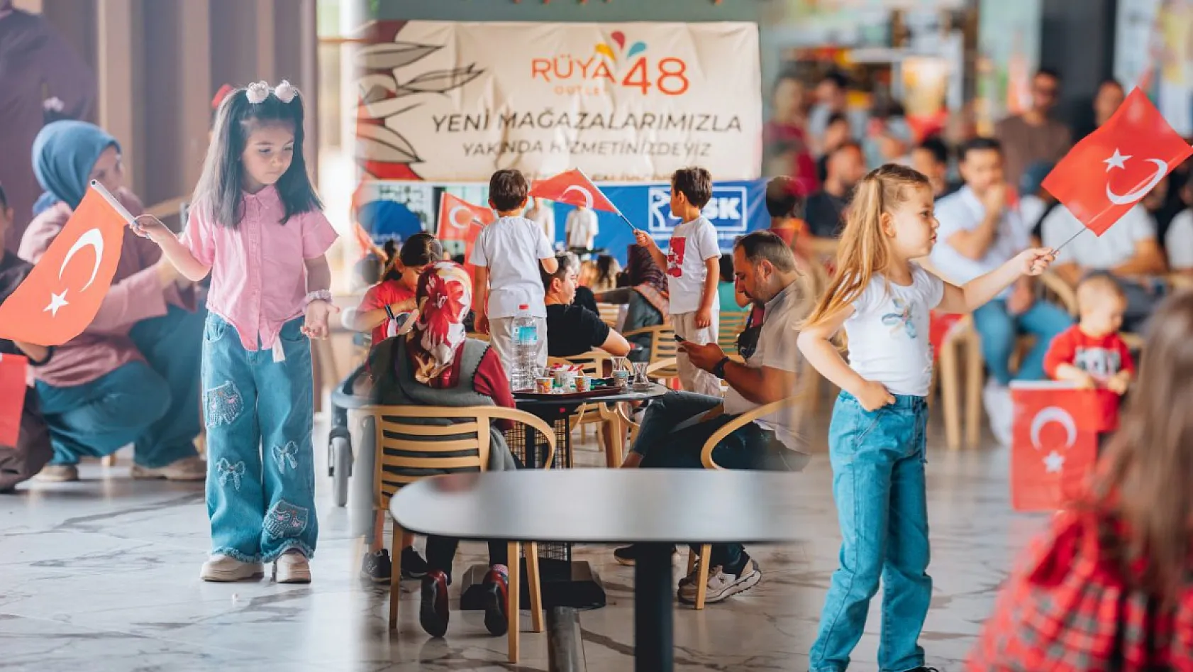 Muğla'da 19 Mayıs coşkusu Rüya 48 Outlet'te festival havasında yaşandı